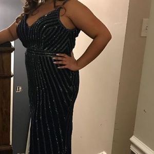 Beautiful Abby Lee prom gown only worn once !